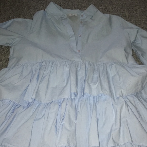 Sky-blue (light) cotton dress from ENVII. - Picture 7 of 7